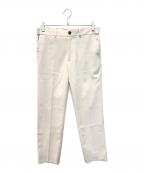 PUBLIC TOKYOパブリックトウキョウ）の古着「エバークリースワイドテーパードスラックス　151541006」｜ベージュ