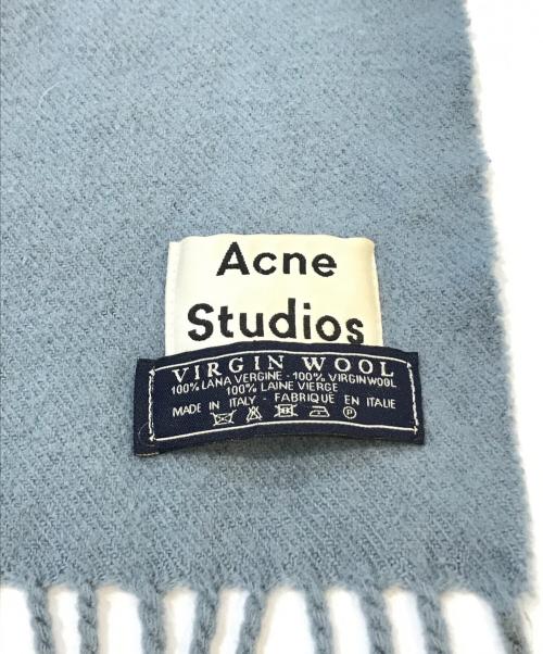 Acne studios（アクネ ストゥディオス）ACNE STUDIOS (アクネ ストゥディオス) マフラー スカイブルーの古着・服飾アイテム