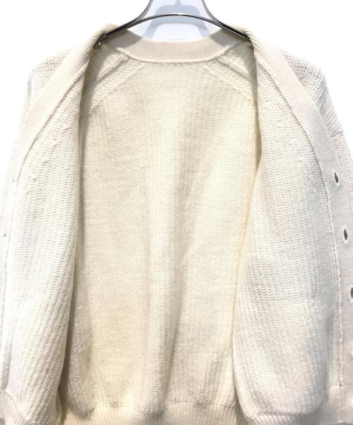 crepuscule（クレプスキュール）crepuscule (クレプスキュール) L-G Cardigan アイボリーの古着・服飾アイテム