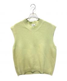URU（ウル）の古着「ニットベスト　23FUK01」｜グリーン