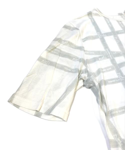 HERMES（エルメス）HERMES (エルメス) ラベルTシャツ ホワイト サイズ:Mの古着・服飾アイテム