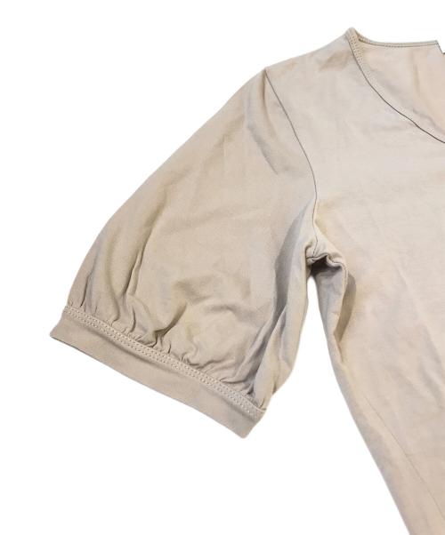 CELINE（セリーヌ）CELINE (セリーヌ) サルキーロゴTシャツ ベージュ サイズ:Mの古着・服飾アイテム