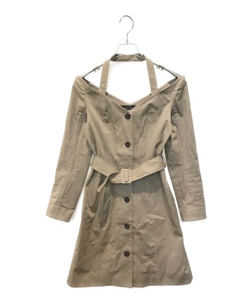 ROKH（ロク）ROKH (ロク) ホルターネックワンピース ベージュ サイズ:40の古着・服飾アイテム