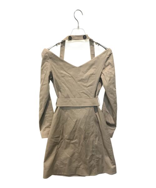 ROKH（ロク）ROKH (ロク) ホルターネックワンピース ベージュ サイズ:40の古着・服飾アイテム