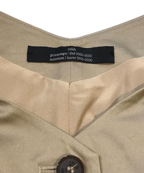 ROKH（ロク）ROKH (ロク) ホルターネックワンピース ベージュ サイズ:40の古着・服飾アイテム