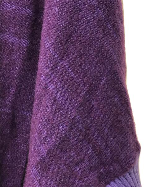 TRUNK HIROKO KOSHINO（トランク ヒロコ コシノ）TRUNK HIROKO KOSHINO (トランク ヒロコ コシノ) パターンニット　RSFES-80390 パープル サイズ:38の古着・服飾アイテム
