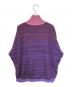 TRUNK HIROKO KOSHINO (トランク ヒロコ コシノ) パターンニット　RSFES-80390 パープル サイズ:38：5000円