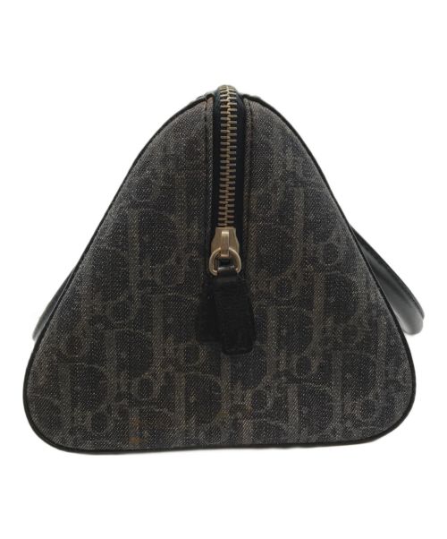 Christian Dior（クリスチャン ディオール）Christian Dior (クリスチャン ディオール) トロッターハンドバッグ 02 BO 1015 ブルーの古着・服飾アイテム