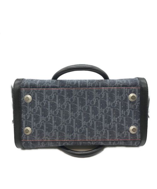 Christian Dior（クリスチャン ディオール）Christian Dior (クリスチャン ディオール) トロッターハンドバッグ 02 BO 1015 ブルーの古着・服飾アイテム