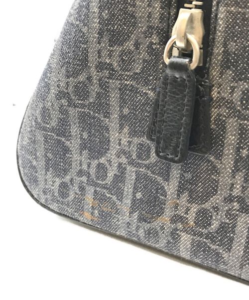 Christian Dior（クリスチャン ディオール）Christian Dior (クリスチャン ディオール) トロッターハンドバッグ 02 BO 1015 ブルーの古着・服飾アイテム