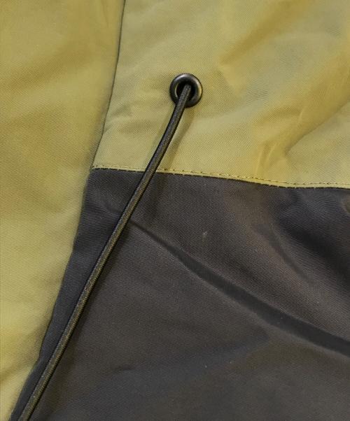 CAMP 7（キャンプ７）CAMP 7 (キャンプ７) 切替フードダウンジャケット　CP4402631002 オリーブ×ブラック サイズ:Mの古着・服飾アイテム