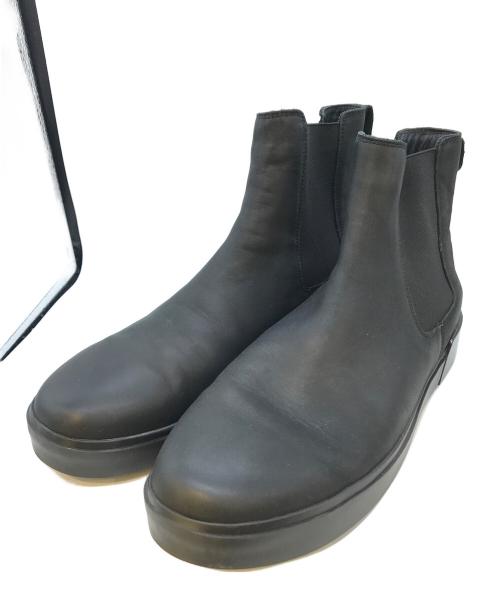 Calvin Klein（カルバンクライン）Calvin Klein (カルバンクライン) hybrid chelsea boot ブラック サイズ:26.5の古着・服飾アイテム