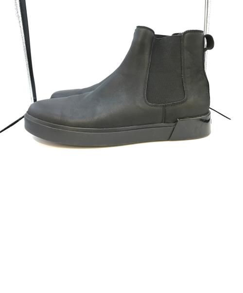 Calvin Klein（カルバンクライン）Calvin Klein (カルバンクライン) hybrid chelsea boot ブラック サイズ:26.5の古着・服飾アイテム