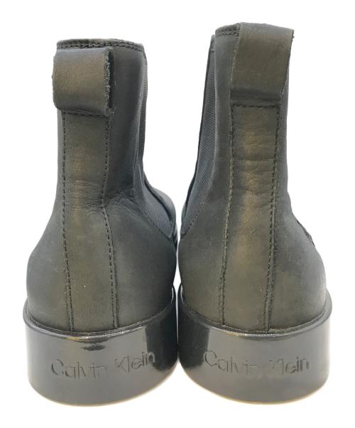 Calvin Klein（カルバンクライン）Calvin Klein (カルバンクライン) hybrid chelsea boot ブラック サイズ:26.5の古着・服飾アイテム