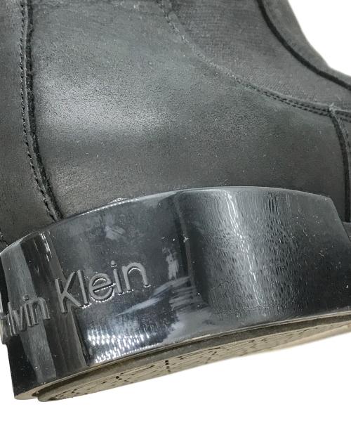 Calvin Klein（カルバンクライン）Calvin Klein (カルバンクライン) hybrid chelsea boot ブラック サイズ:26.5の古着・服飾アイテム