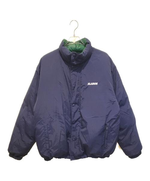 X-LARGE（エクストララージ）X-LARGE (エクストララージ) REVERSIBLE DOWN JACKET　101214021011 ネイビー サイズ:Lの古着・服飾アイテム