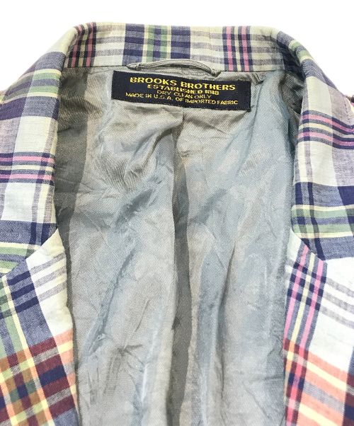BROOKS BROTHERS（ブルックスブラザーズ）BROOKS BROTHERS (ブルックスブラザーズ) ジャケット ブルー サイズ:表記無しの古着・服飾アイテム
