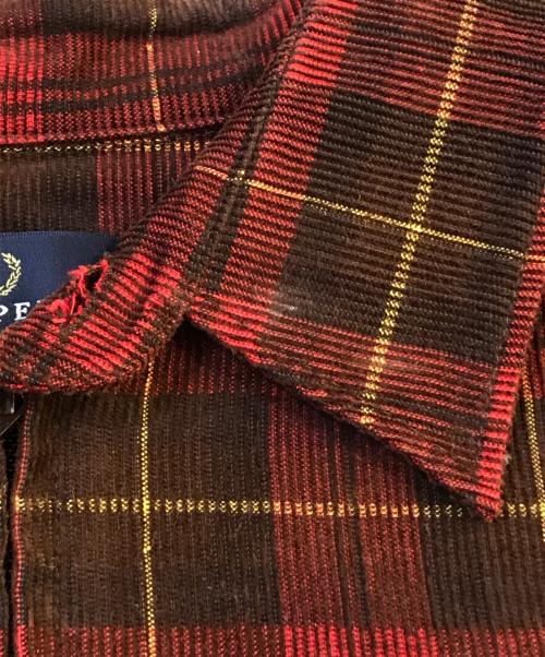 FRED PERRY（フレッドペリー）FRED PERRY (フレッドペリー) シャツ レッド サイズ:Mの古着・服飾アイテム