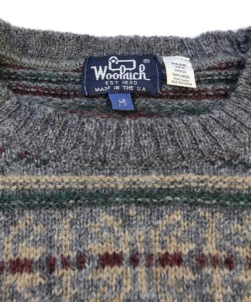 WOOLRICH（ウールリッチ）WOOLRICH (ウールリッチ) ニット グレー サイズ:Mの古着・服飾アイテム
