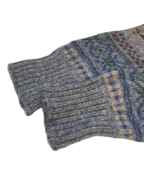 WOOLRICH（ウールリッチ）WOOLRICH (ウールリッチ) ニット グレー サイズ:Mの古着・服飾アイテム