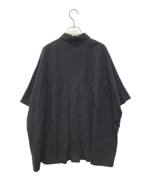 journal standard luxe（ジャーナルスタンダード ラックス）JOURNAL STANDARD LUXE (ジャーナルスタンダード リュクス) タイプワッシャー ワイドシャツ　23050440036020 ブラック サイズ:表記無しの古着・服飾アイテム