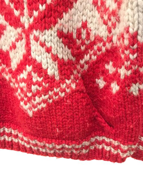 KANATA（カナタ）KANATA (カナタ) ハーフジップカウチンニット ベージュ サイズ:表記無しの古着・服飾アイテム