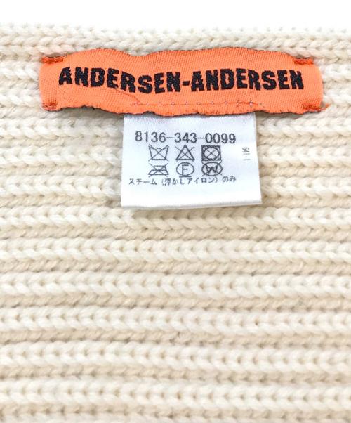 ANDERSEN-ANDERSEN（アンデルセン アンデルセン）Andersen-Andersen (アンデルセン アンデルセン) マフラー アイボリーの古着・服飾アイテム