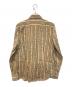FENDI (フェンディ) ストライプシアーシャツ ブラウン サイズ:40：12000円