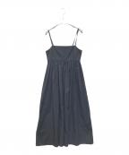 Spick and Spanスピック＆スパン）の古着「ライトブロードボリュームドレス　23040200804020」｜ブラック