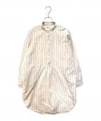 ORCIVALオーシバル）の古着「ストライププルオーバーチュニック」｜ベージュ