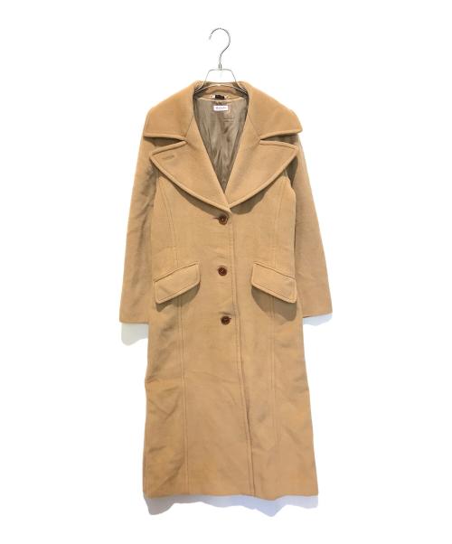 MAX&Co.（マックスアンドコー）MAX&Co. (マックスアンドコー) ウールカシミヤチェスターロングコート ベージュ サイズ:Mの古着・服飾アイテム