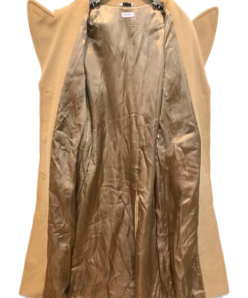 MAX&Co.（マックスアンドコー）MAX&Co. (マックスアンドコー) ウールカシミヤチェスターロングコート ベージュ サイズ:Mの古着・服飾アイテム