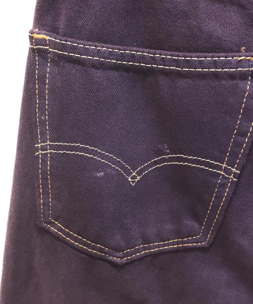 LEVI'S（リーバイス）LEVI'S (リーバイス) 後染めデニムパンツ パープル サイズ:W34の古着・服飾アイテム