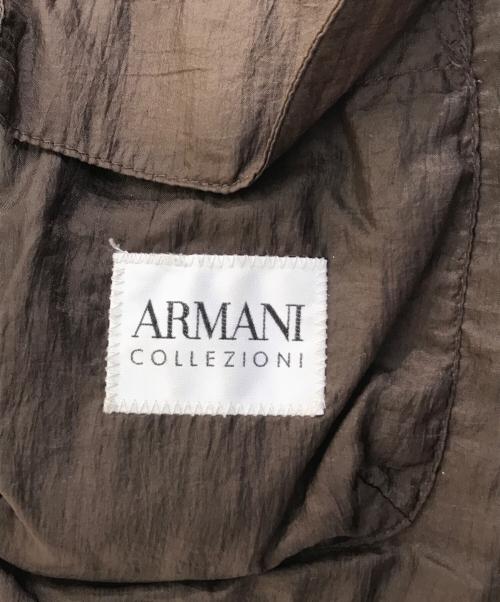ARMANI COLLEZIONI（アルマーニ コレツィオーニ）ARMANI COLLEZIONI (アルマーニ コレツィオーニ) ジャケット ブラウン サイズ:48の古着・服飾アイテム