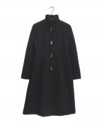 EMPORIO ARMANIエンポリオアルマーニ）の古着「ハイネックロングコート」｜ブラック