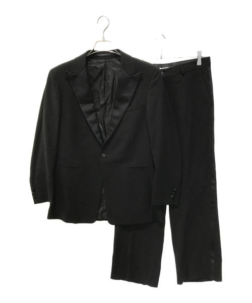EMPORIO ARMANI（エンポリオアルマーニ）EMPORIO ARMANI (エンポリオアルマーニ) セットアップスーツ ブラック サイズ:50の古着・服飾アイテム