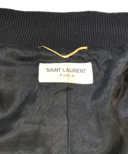 Saint Laurent Paris（サンローランパリ）Saint Laurent Paris (サンローランパリ) テディジャケット　376283 Y239W ブラック サイズ:表記無しの古着・服飾アイテム