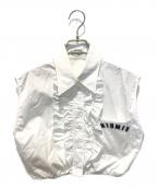 MIU MIUミュウミュウ）の古着「シャツ　MK1528」｜ネイビー