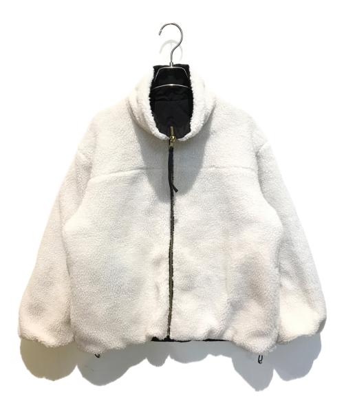 UNFILO（アンフィーロ）UNFILO (アンフィーロ) TAION (タイオン) リバーシブルボアダウン ブラック×ホワイト サイズ:Sの古着・服飾アイテム