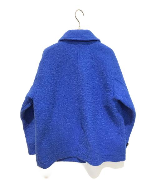 RAY BEAMS（レイ ビームス）RAY BEAMS (レイ ビームス) ループ シャギー ハーフ コート ブルー サイズ:Freeの古着・服飾アイテム