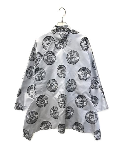 COMME des GARCONS COMME des GARCONS（コムデギャルソン コムデギャルソン）COMME des GARCONS COMME des GARCONS (コムデギャルソン コムデギャルソン) エンブロイダリードレス　RN-O025 グレー サイズ:XS 未使用品の古着・服飾アイテム