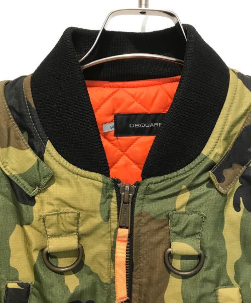 DSQUARED2（ディースクエアード）DSQUARED2 (ディースクエアード) カモフラジャケット オリーブ サイズ:XLの古着・服飾アイテム
