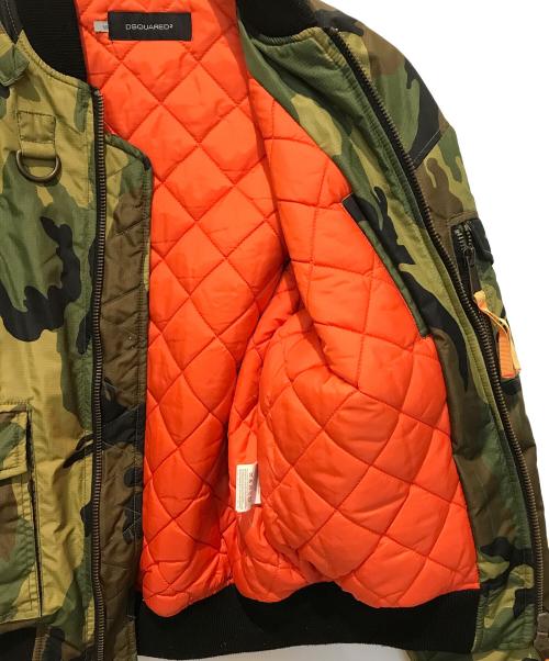 DSQUARED2（ディースクエアード）DSQUARED2 (ディースクエアード) カモフラジャケット オリーブ サイズ:XLの古着・服飾アイテム