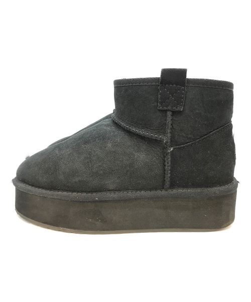 EMU Australia（エミュ）emu australia (エミュ) ムートン厚底ブーツ ブラック サイズ:25の古着・服飾アイテム