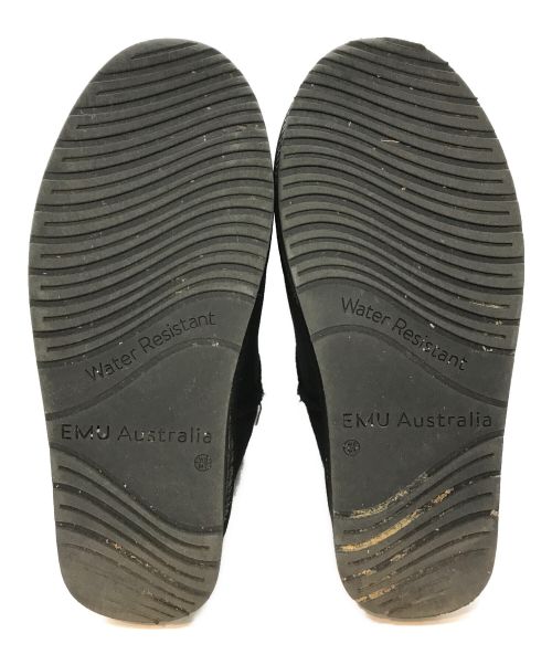 EMU Australia（エミュ）emu australia (エミュ) ムートン厚底ブーツ ブラック サイズ:25の古着・服飾アイテム