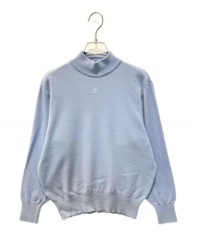 中古・古着通販】courreges (クレージュ) ロゴハイネックニット C-OS