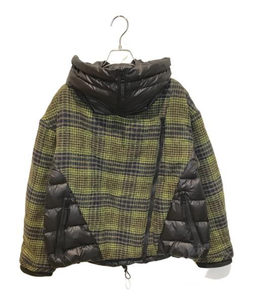 AULA AILA（アウラアイラ）AULA AILA (アウラアイラ) COMBINATION BLOUSON ブラック×ネイビーの古着・服飾アイテム