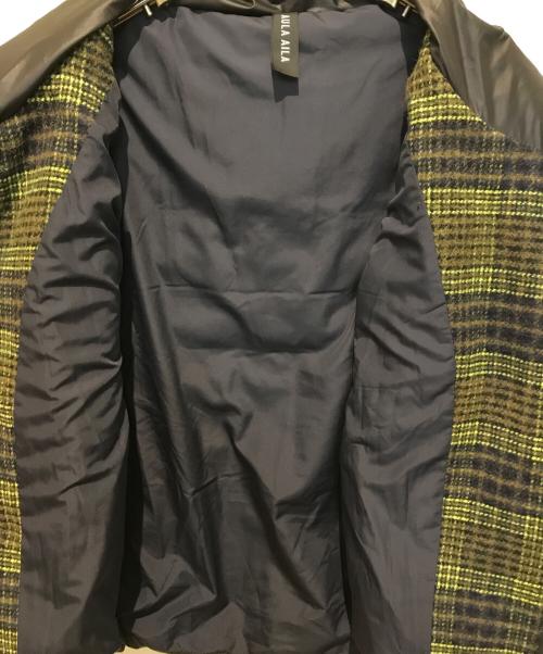 AULA AILA（アウラアイラ）AULA AILA (アウラアイラ) COMBINATION BLOUSON ブラック×ネイビーの古着・服飾アイテム