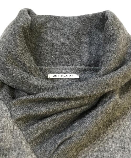 ALPHA（アルファ）ALPHA (アルファ) SOU・SOU (ソウソウ) 襟巻違い袖ニット グレー サイズ:表記無しの古着・服飾アイテム