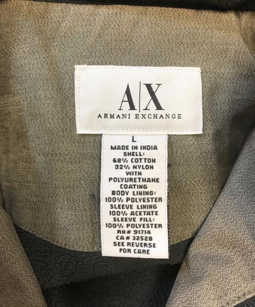 ARMANI EXCHANGE（アルマーニ エクスチェンジ）ARMANI EXCHANGE (アルマーニ エクスチェンジ) フーデッドジャケット グレー サイズ:Lの古着・服飾アイテム
